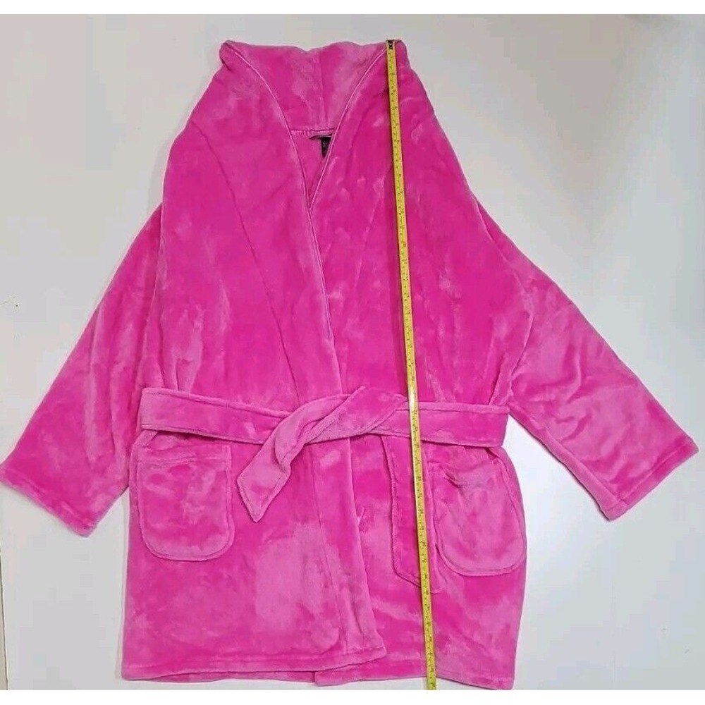 VICTORIA'S SECRET Short Cozy Robe Fucshia Frenzy Size M/L Comfy Soft